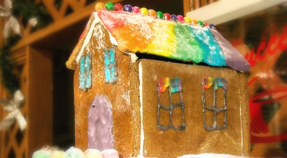 Teacher threatens to 'trash' student's rainbow gingerbread house: 'We have clubs for that'