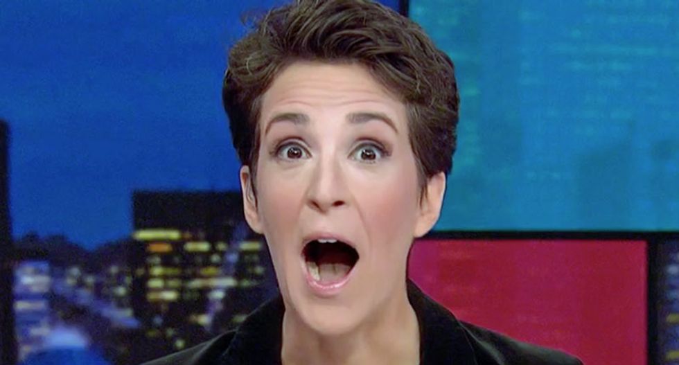 Maddow cracks up laughing at Deutsche Bank for trying to evade judge's questions about Trump's taxes