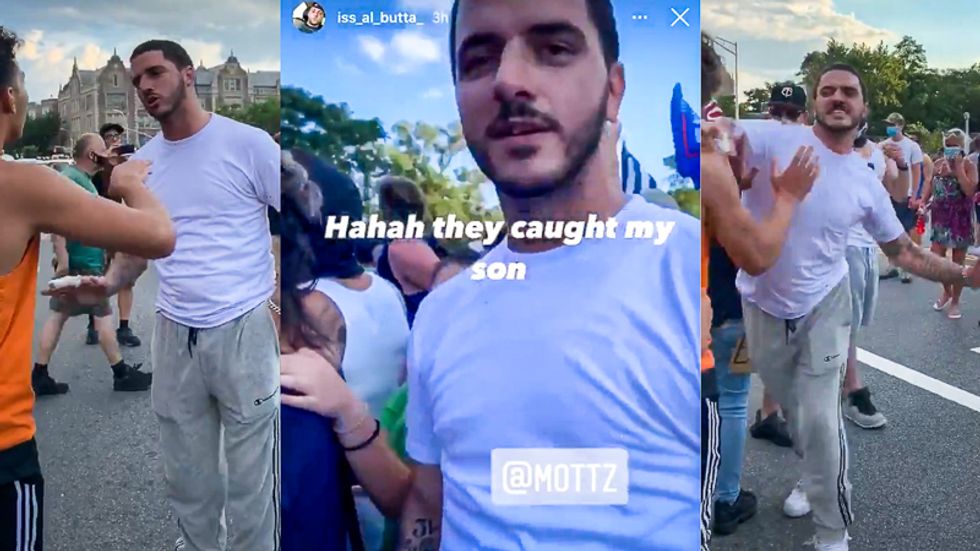 'I want to break a Black kid's head': White man punches Black Lives Matter protesters at NYC rally