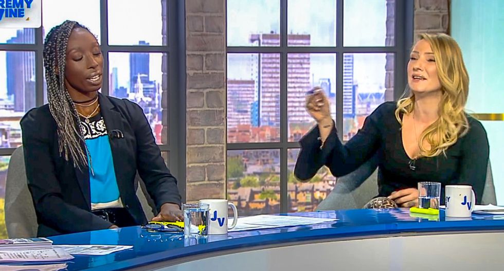 TV talk show goes off the rails when white panel tells black model her skin color doesn't impact career