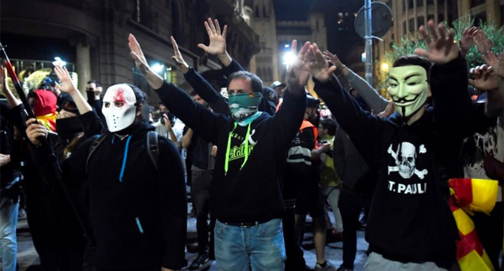 350,000 protesters flood Barcelona for separatist 'freedom' rally