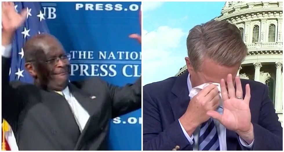 MSNBC's Morning Joe welcomes Herman Cain back to the Trump plotline with hilarious supercut video