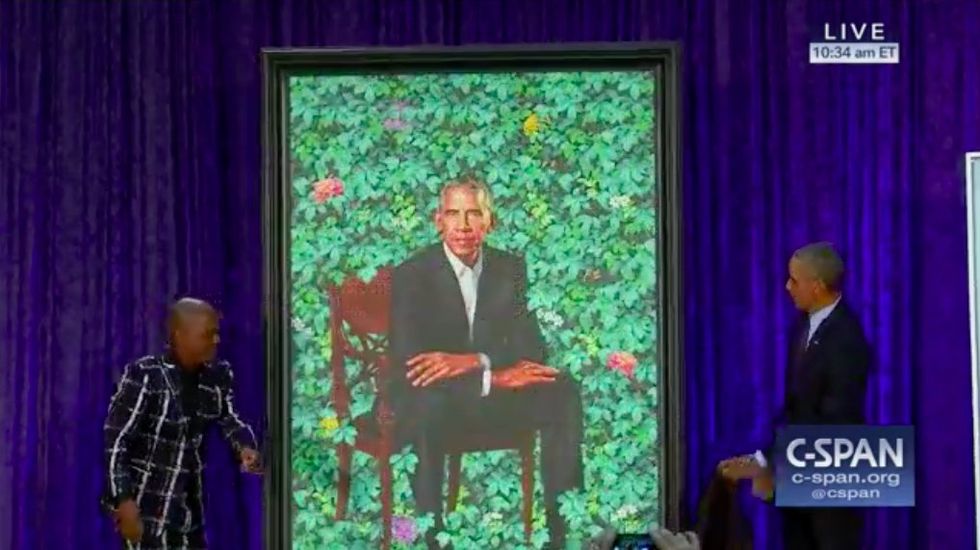 Fox News broadcasts Obama portrait unveiling — and racist viewers melt down with vile slurs