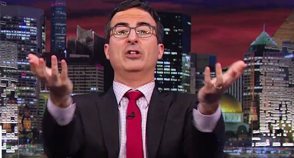 John Oliver calls BS on Fox News for downplaying Russia's role in Manafort trial: 'For some reason he worked for Trump for free'