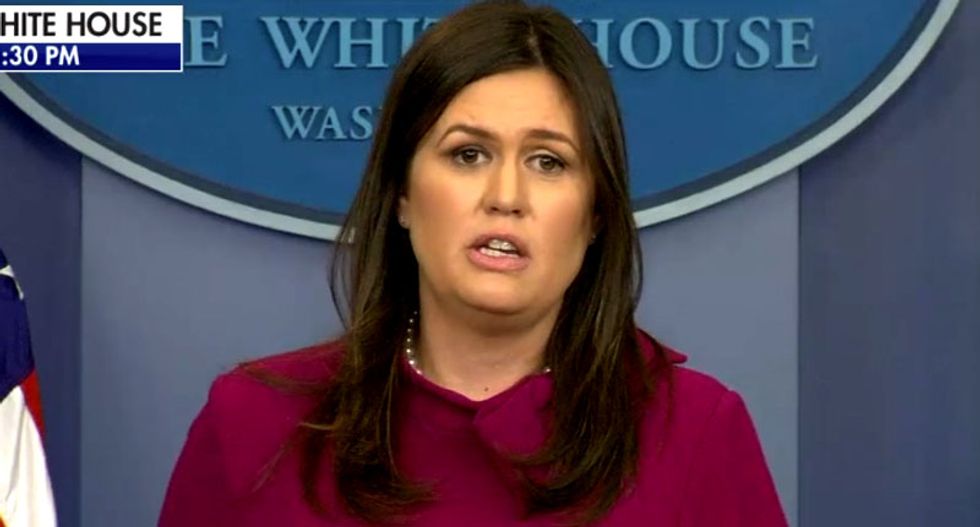 White House historian schools Sarah Sanders for refusing to criticize 'authoritarian thug' Putin's 'sham election'