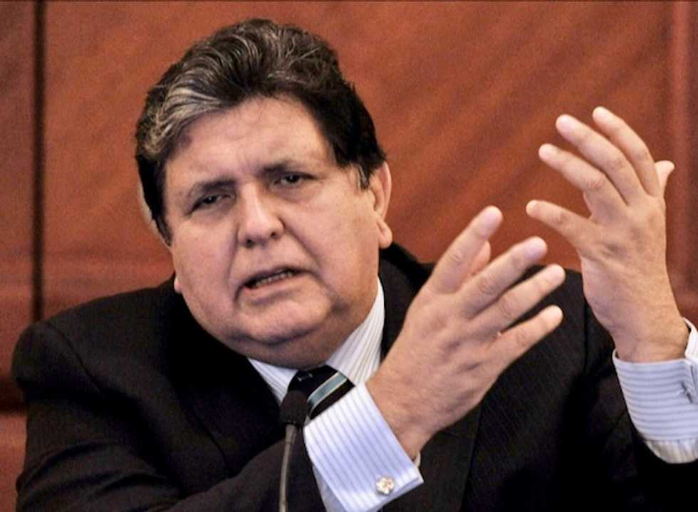Facing arrest, former Peru president kills self