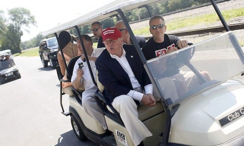 Secret Service signs $179,000 golf cart contract for summer at Trump's New Jersey golf course: report