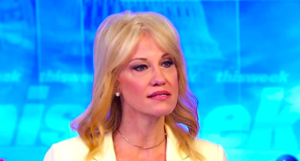 Watch Kellyanne Conway repeatedly duck questions over whether Trump demanded Mueller be fired