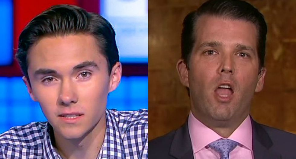 Parkland survivor David Hogg slams 'disgusting' Don Jr: 'Apple doesn't fall far from the tree'