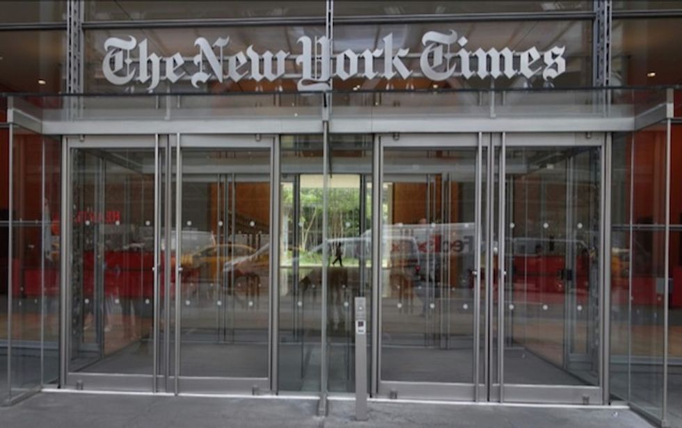 NY Times takes hit following weak advertising outlook
