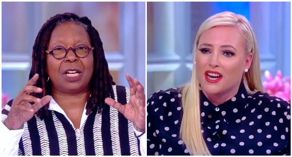 The View’s Whoopi Goldberg struggles to pacify Meghan McCain as she derails panel with exhausting terrorist rant