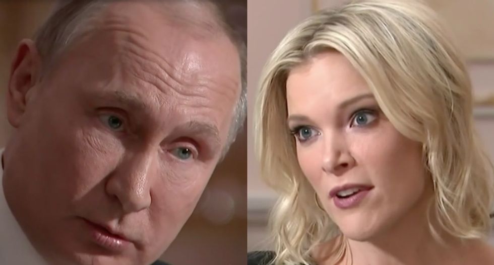 WATCH: Russian president Vladimir Putin assails American 'propagandists' during interview with NBC's Megyn Kelly