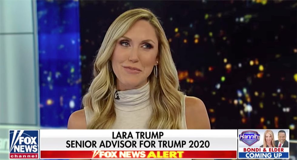 Lara Trump scalded by MSNBC guest for appearance on Fox News as an 'expert' on elections