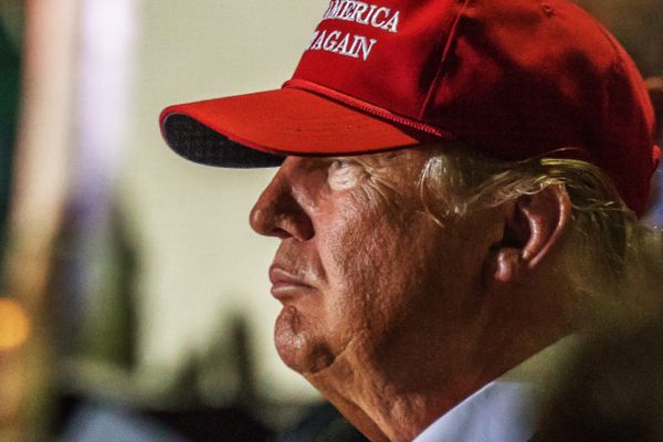 'Closest he'll get to any Air Force Ones': Trump ridiculed for 'hawking bootleg' sneakers