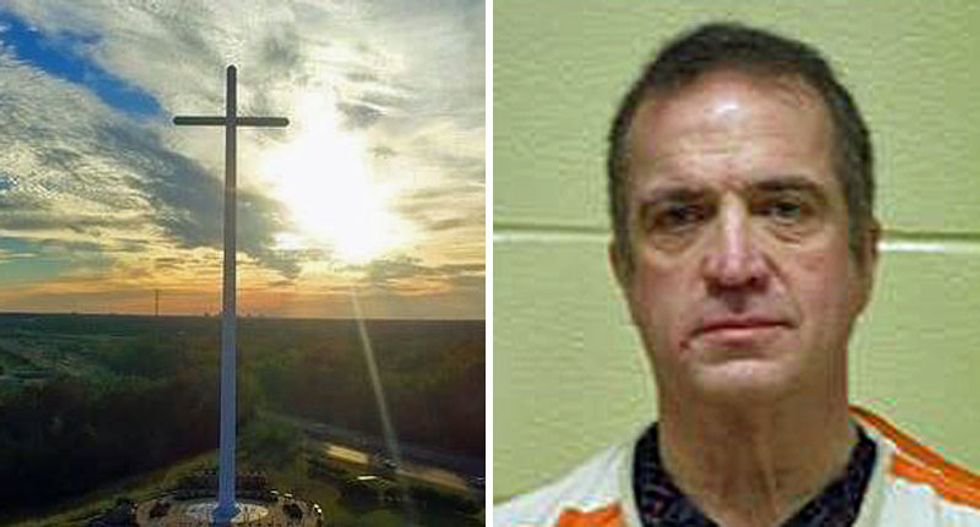 Louisiana pastor who erected third-largest cross in US busted for possession of meth: report