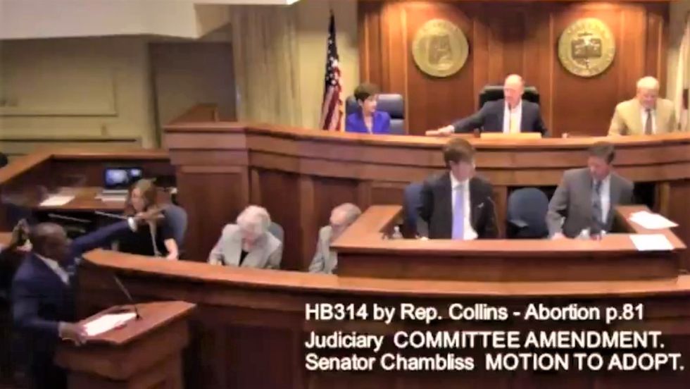 Alabama Senate erupts in chaos as GOP tries to jam through bill to punish abortions with 99 years in prison