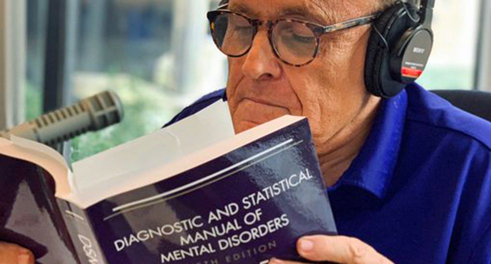 Giuliani tried to attack Biden by reading a book on mental disorders — and it did not go well for him