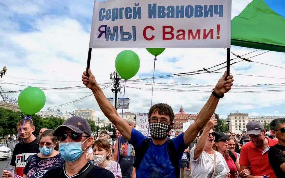 Mass anti-Kremlin rallies grip Russia's Far East
