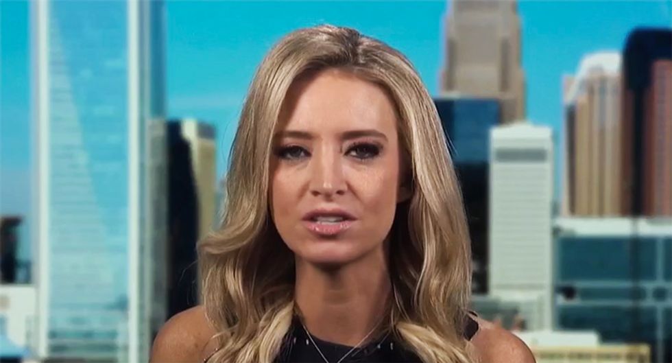 'That's crap!': MSNBC panel explodes as Kayleigh McEnany unleashes blizzard of lies about Trump's Russian business deal