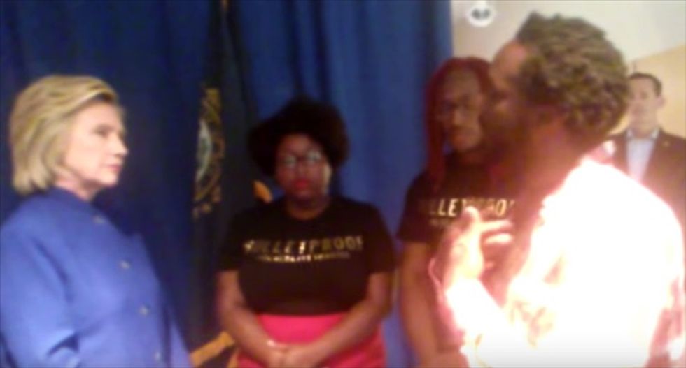 Leaked video shows meeting between Hillary Clinton and #BlackLivesMatter group