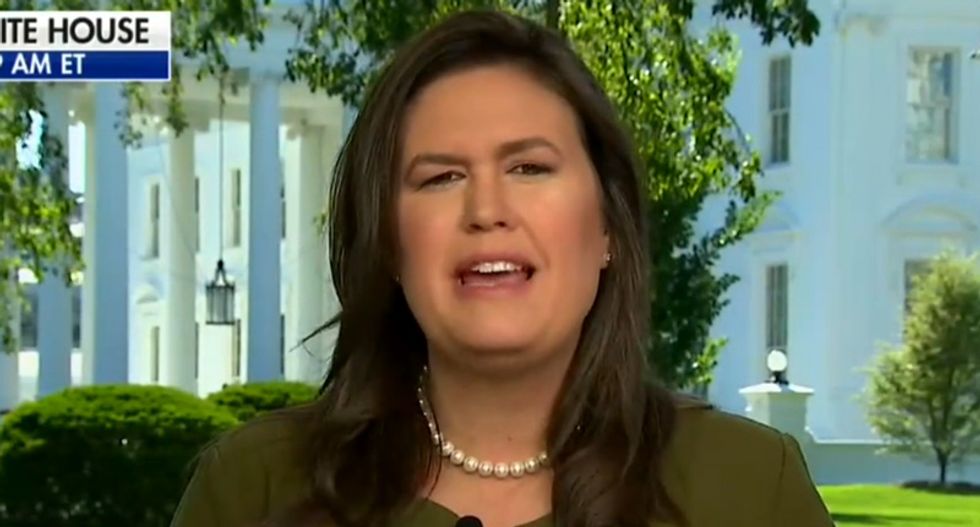 Sarah Sanders bizarrely blames Democrats' investigations for Trump's Mexico tariffs