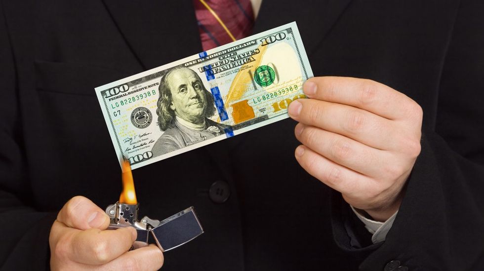 Conservative student busted taunting homeless man by lighting money on fire in front of him