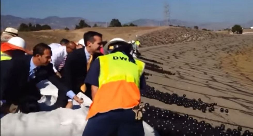 Los Angeles water district slaps down 'bizarre' Fox News 'nonsense' over anti-drought black carbon balls