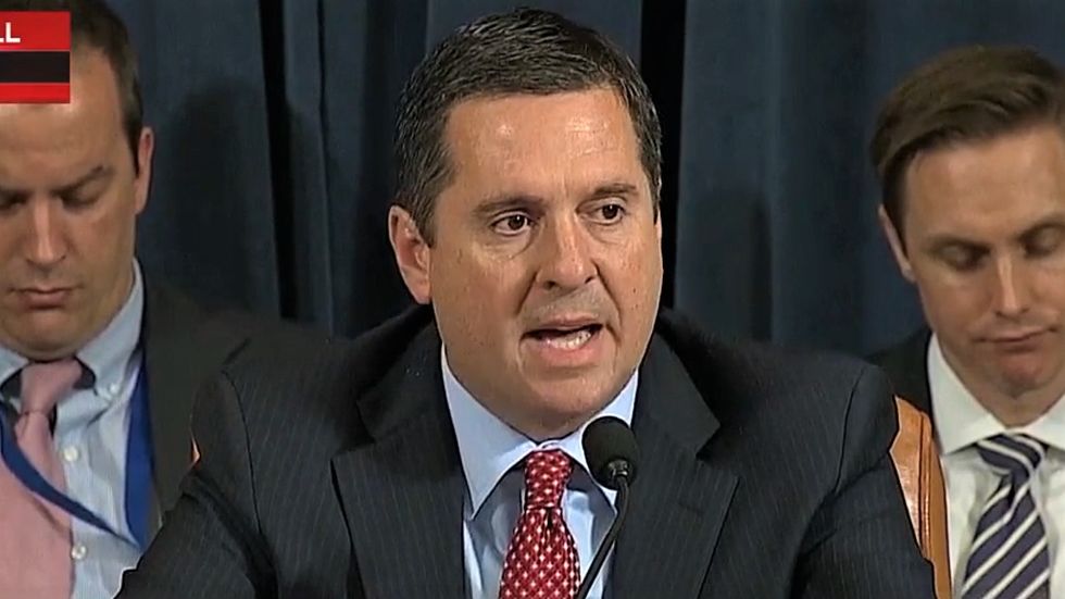 Devin Nunes goes nuts at impeachment hearing -- and accuses Schiff of leading 'cult-like' ceremonies