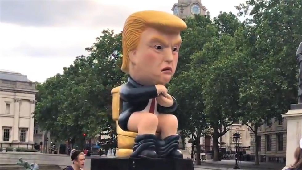 Reporter busts Trump for lies about cheering Londoners: 'Those crowds were not in support of him'