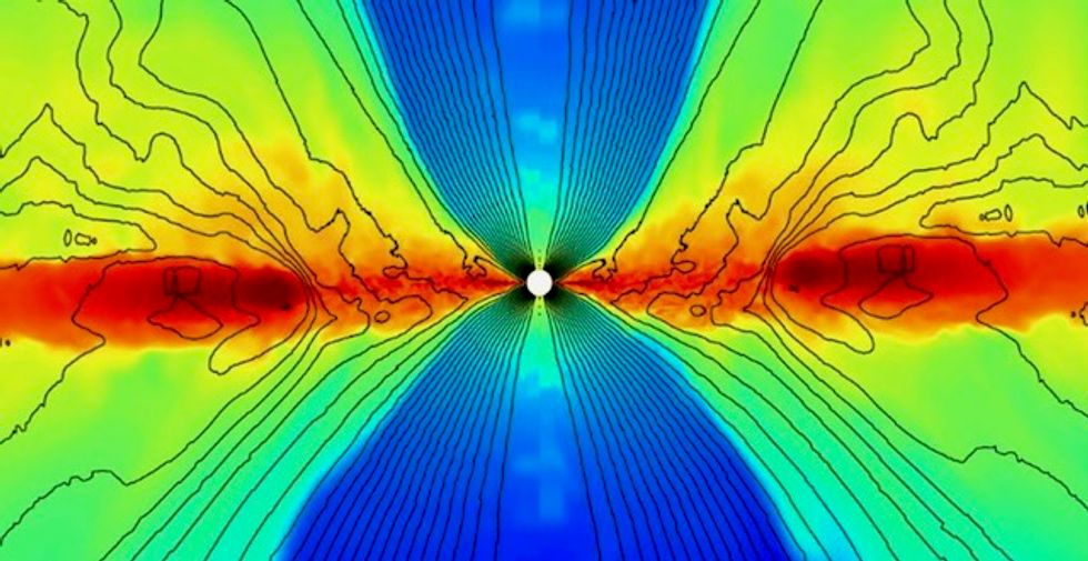 'Best ever' simulation solves 40-year black hole mystery