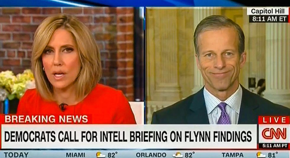 'These things happen': Sen. John Thune says cut Trump a break on Flynn scandal because he's new