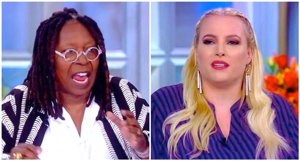 Whoopi Goldberg finally blows up after Meghan McCain peddles more falsehoods about ‘late-term abortion’
