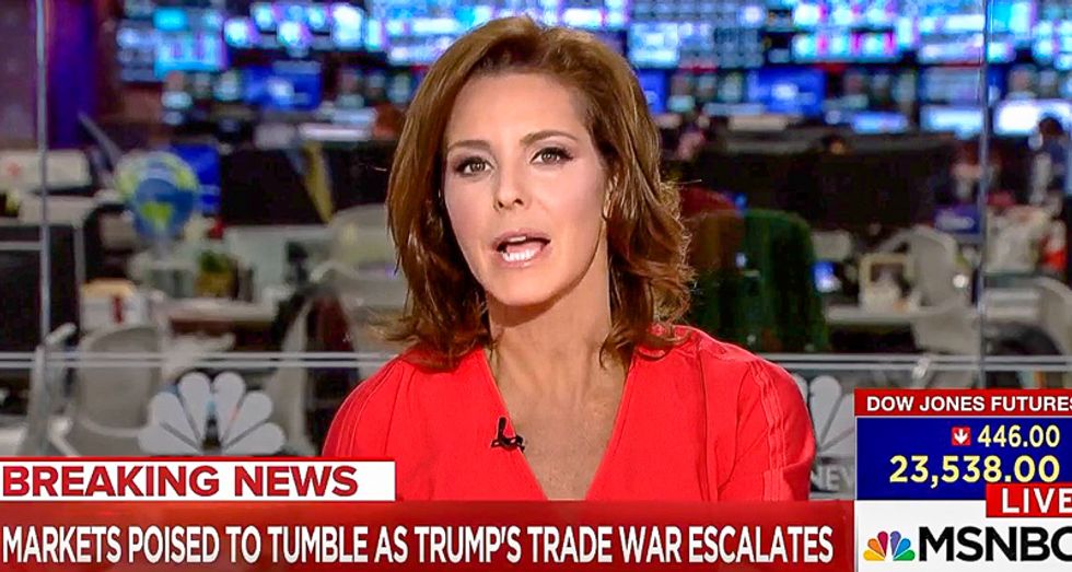 MSNBC's Stephanie Ruhle clobbers commerce secretary over trade war: 'Wilbur Ross is lying to the American people'