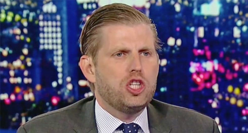 ‘90,000 Americans dead’: Eric Trump slammed for calling COVID-19 crisis a Democratic hoax that will ‘magically disappear’
