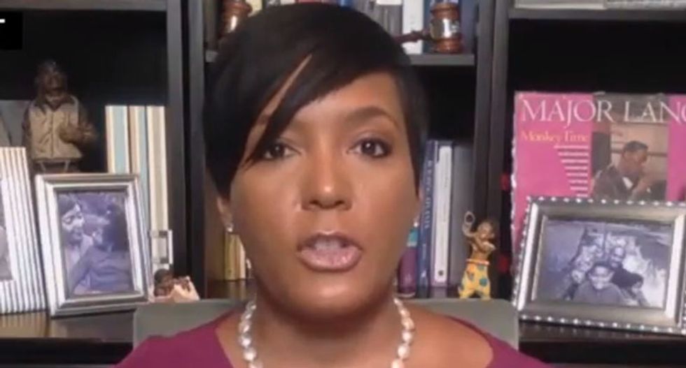 Atlanta mayor tears into 'narcissist' Trump for 'blasphemous' claim he did more for Black America than John Lewis