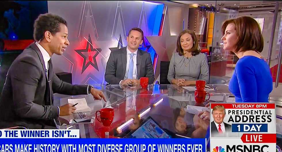MSNBC host stuns Oscars panel: 'We never want it to be socially acceptable to call anyone racist'