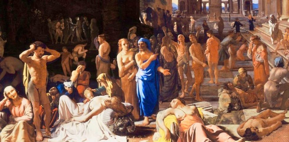 Ancient Greeks purged city-states of disease as they would a human body – and it was the most vulnerable that suffered