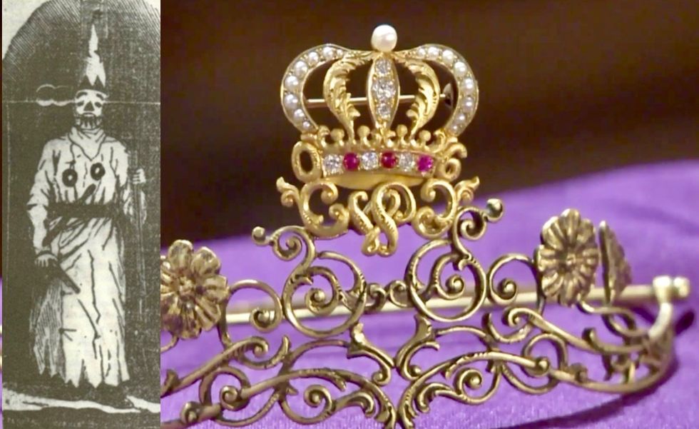 Crowns from secret society's Confederate ball stolen from museum in St. Louis