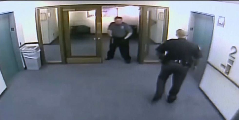 White security guard pulls gun on black on-duty sheriff’s deputy because he was armed