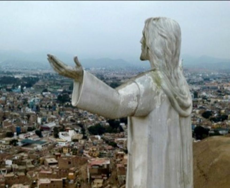 Neglected and dirty, 'Christ of Theft' statue poses dilemma for Peru