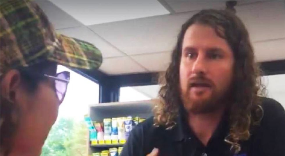 WATCH: Gas station employee busted for snarling at customers to go back to Mexico or 'ICE will come'
