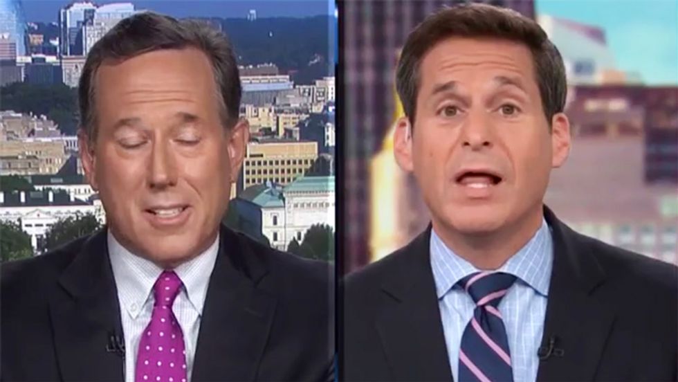 CNN host forced to explain to Republican Rick Santorum why Trump's attack on Democratic lawmakers was racist