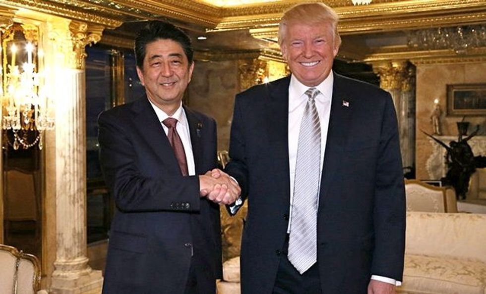 Trump considering withdrawal from 68-year-old treaty with Japan: report