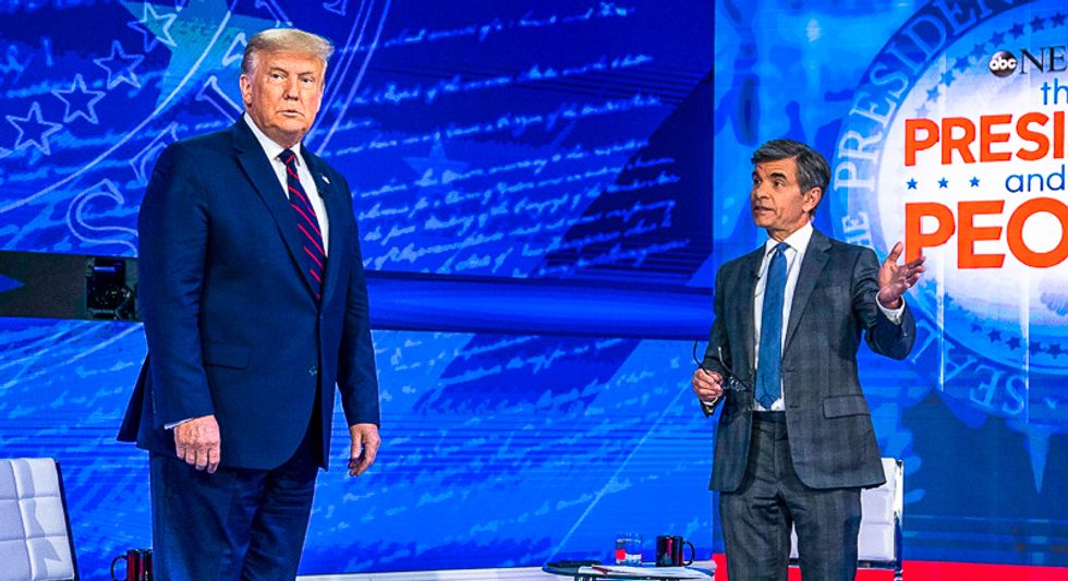 'He was lying through his teeth': GOP voter slams Trump after asking first question at ABC town hall