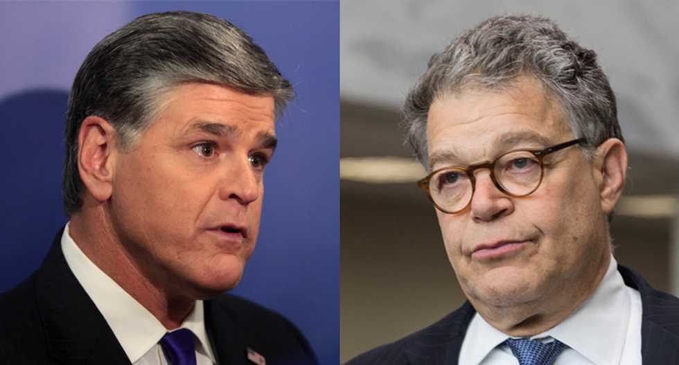 Here’s the insidious role Sean Hannity played in derailing Al Franken’s political career
