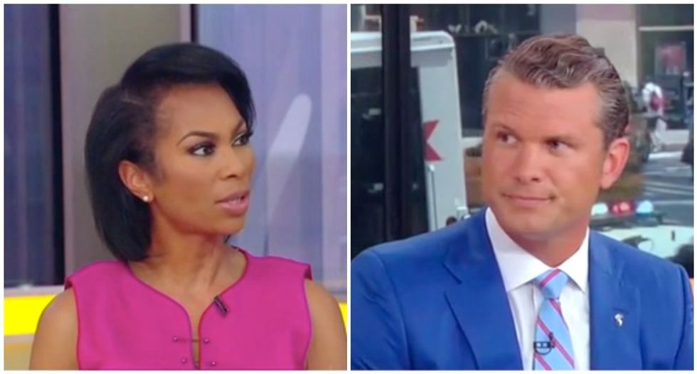 Fox News host wipes smirk from colleague’s face by dismantling his ‘love it or leave it’ rant