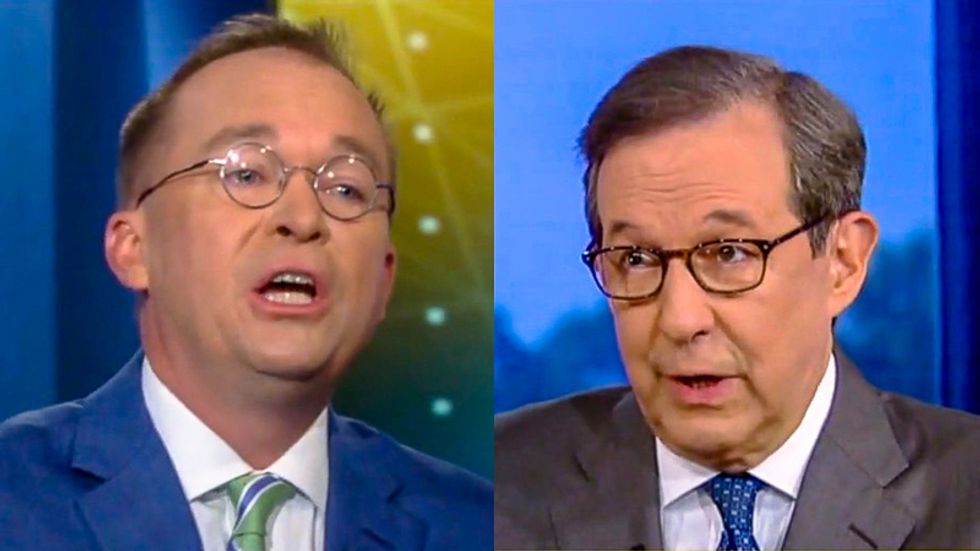 Chris Wallace scorches Mick Mulvaney over Trump's racist attacks: 'The worst kind of racial stereotype'