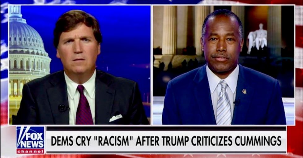 HUD Secretary Ben Carson echoes and defends Trump’s racist attacks on his ‘infested’ hometown of Baltimore