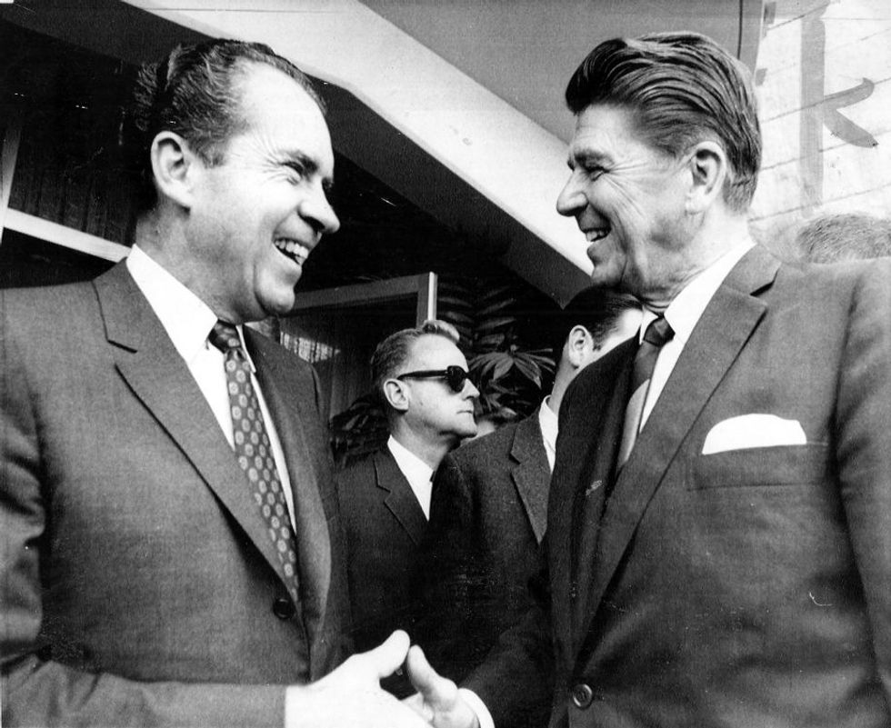 'Monkeys wearing shoes': Shocking new tape reveals racist exchange between Nixon and Reagan