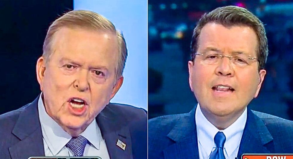 Lou Dobbs blows up at Neil Cavuto for criticizing Trump: 'You've got to work this out with the president'